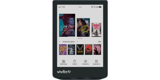 Liseuse eBook VIVLIO LIGHT HD COLOR Bleu acier