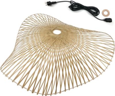 Suspension LUMISKY Suspension LAIA Extérieure Bambou Beige