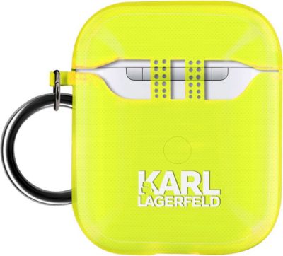 Etui KARL LAGERFELD Airpods Choupette Silicone + Mousqueton