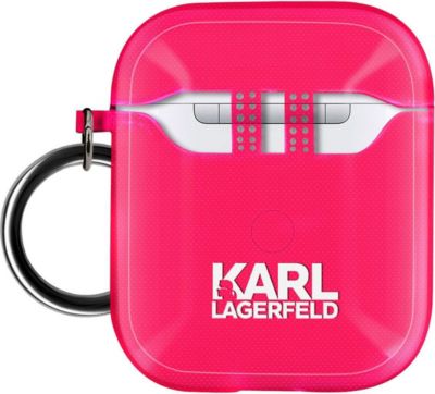 Etui KARL LAGERFELD Airpods Choupette Silicone + Mousqueton