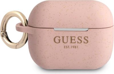 Etui GUESS pour Airpods Pro Cover Ring en Silicone