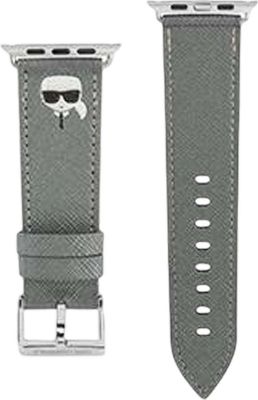 Bracelet KARL LAGERFELD Apple Watch 42 / 44 / 45mm Cuir Saffiano