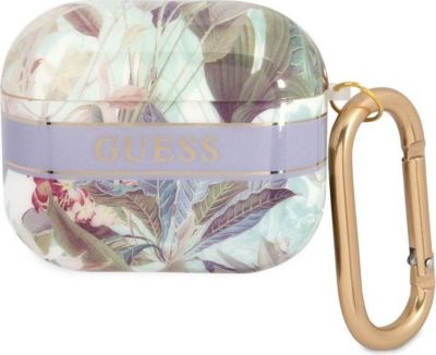 Etui GUESS pour Airpods 3 Flowers avec Anneau