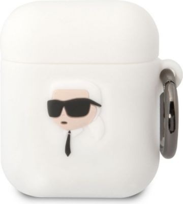 Etui KARL LAGERFELD pour AirPods 1/2 Karl Head 3D Luxe