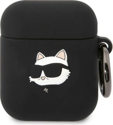 Etui KARL LAGERFELD pour AirPods 1/2 Choupette Head 3D Luxe