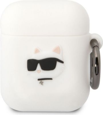 Etui KARL LAGERFELD pour AirPods 1/2 Choupette Head 3D Luxe