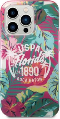Coque U.S POLO pour iPhone 14 Pro Max Motifs Floraux Coque U.S POLO pour iPhone 14 Pro Max Motifs Floraux
