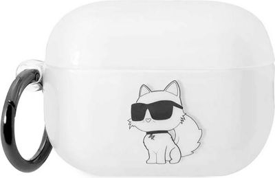 Etui KARL LAGERFELD pour AirPods Pro 2 Choupette avec Anneau