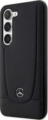 Coque MERCEDES pour Galaxy S23 en Cuir Design Perforé