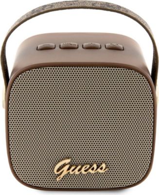 Enceinte portable GUESS Compacte 5W avec Sangle en Cuir Motif 4G