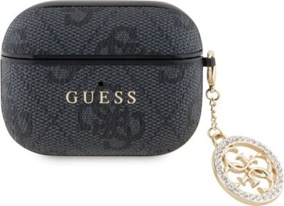 Etui GUESS pour Airpods Pro 4G Script avec Charm