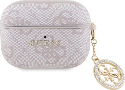 Etui GUESS pour Airpods Pro 4G Script avec Charm