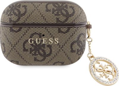 Etui GUESS pour Airpods Pro 4G Script avec Charm