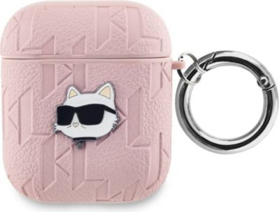 Etui KARL LAGERFELD AirPods 1/2 Choupette Gaufré Coque
