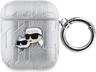 Etui KARL LAGERFELD AirPods 1/2 à Motif Karl et Choupette Etui KARL LAGERFELD AirPods 1/2 à Motif Karl et Choupette