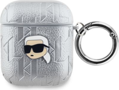 Etui KARL LAGERFELD pour AirPods 1 / 2 avec Motif Karl Head Etui KARL LAGERFELD pour AirPods 1 / 2 avec Motif Karl Head