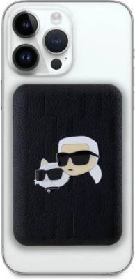 Batterie externe KARL LAGERFELD avec Motif Karl et Choupette Heads