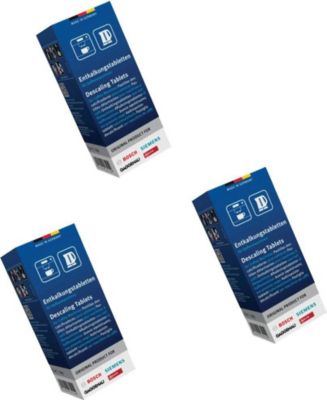 Pièce détachée BOSCH Lot de 3 boîtes de 6 pastilles détartran
