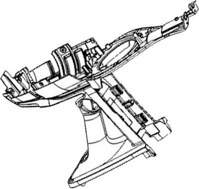 Boîtier ROWENTA Boitier inférieur blanc RS-RH5841