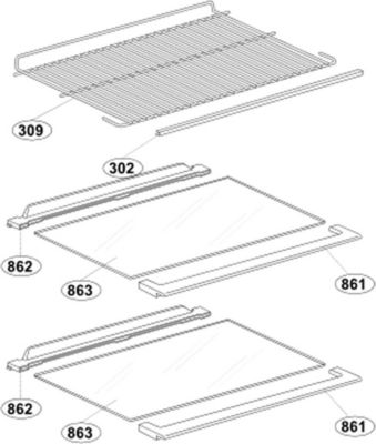 Clayette BEKO Clayette, étagère (repère 309) 423732030