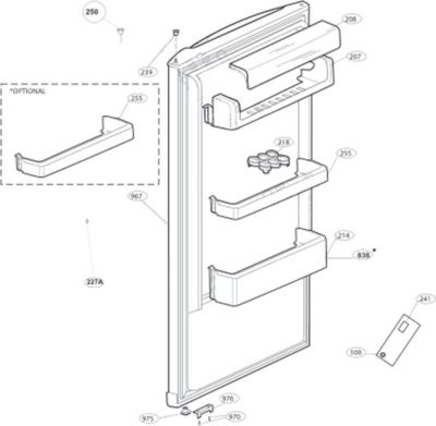 Balconnet de porte BEKO Balconnet 4807081000