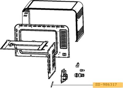 Ressort MOULINEX Ressort droite SS-986317
