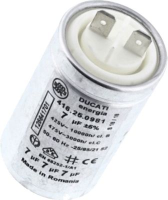 Condensateur AEG 7 MF 1256417013, 1256539402 Condensateur AEG 7 MF 1256417013, 1256539402