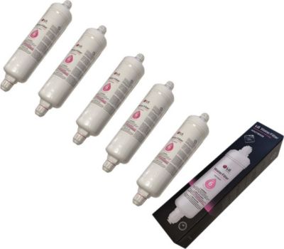 Filtre anticalcaire LG Lot de 5 Filtres à eau d'origine ADQ7369