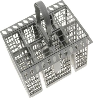 Panier à Couverts Pour Lave-vaisselle - Pièce De Rechange C00257140 - Gris, Poignée Ronde Amovible