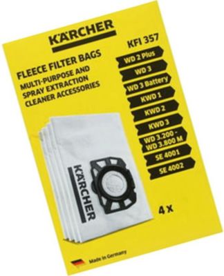 Sac KARCHER 4 sacs poussi re 28633140 69591300 Boulanger