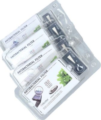Filtre anticalcaire WHIRLPOOL Lot de 4 filtres antibactérien d'origine