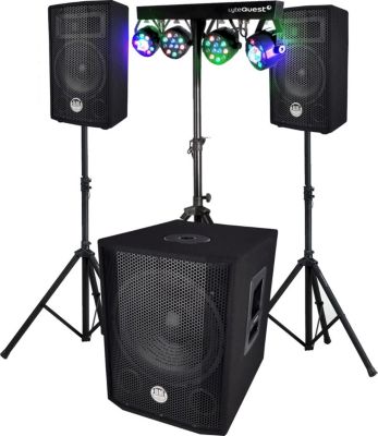 Pack sono AUDIOCLUB Pack sonorisation BMS1208, Caisson bi-am