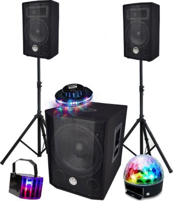 Pack sono AUDIOCLUB Sono complète 1000W, USB Bluetooth Caiss