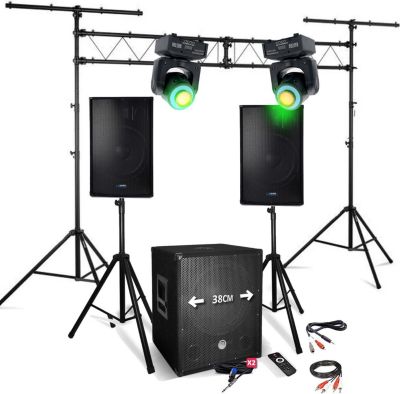 Pack sono AUDIOCLUB PACK SONO DJ 1512 2200W Enceintes + Subw