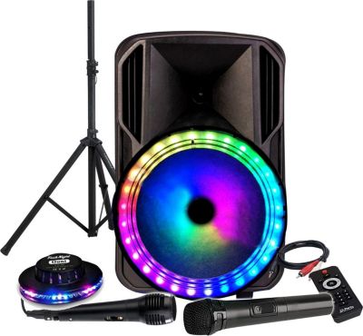 Pack sono BM SONIC Enceinte KARAOKE 700W sono DJ PARTY Batt