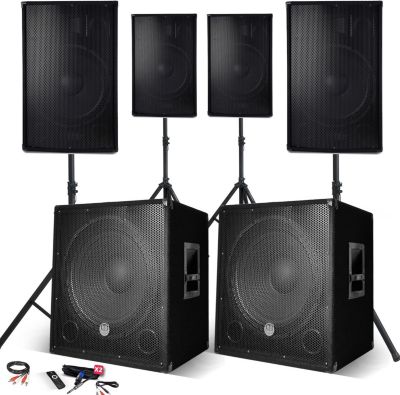Pack sono BM SONIC Système Sonorisation Complet 4400W, 4 En Pack sono BM SONIC Système Sonorisation Complet 4400W, 4 En