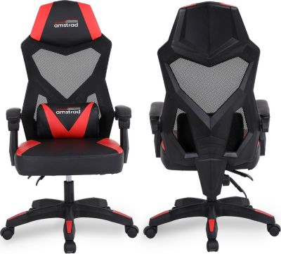 Chaise gaming AMSTRAD AMS-309-BK noir & rouge