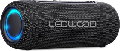 Enceinte nomade LEDWOOD SINGMASTER - Effet LED RGB - Bluetooth