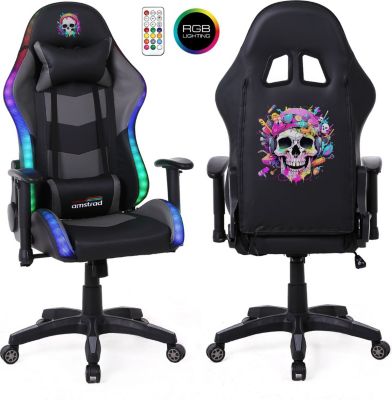 Chaise gaming AMSTRAD ELITE-LED-ACID - LED RGB