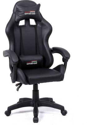 Chaise gaming AMSTRAD AMS-800-DARK coloris noir