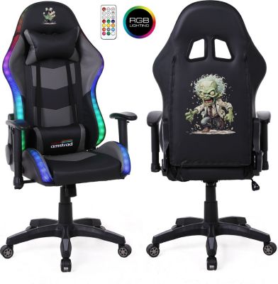 Chaise gaming AMSTRAD ELITE-LED-ZOMBIE - LED RGB