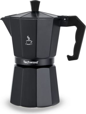 Cafetière italienne TECHWOOD Cafetière Moka Traditionnelle en Alumini