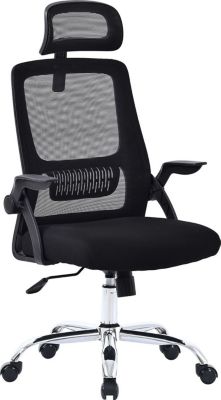 Fauteuil AMS-OFFICE OFFICE-LIGHT-BLACK coloris noir