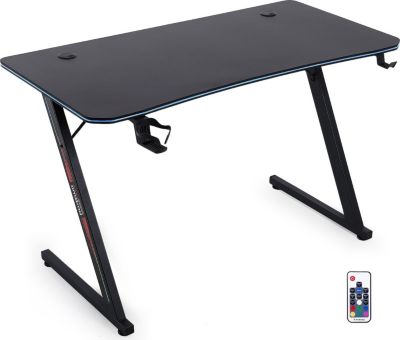 Bureau gamer AMSTRAD AMS-DESK120Z-LED-AURA LED 1m20