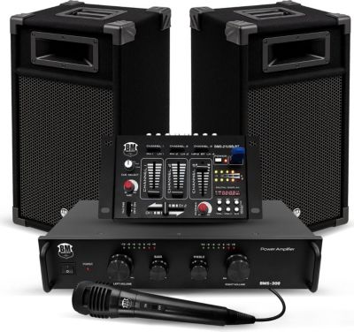 Pack sono BM SONIC BMS-DJ300-USB-BT Initiation DJ 300W