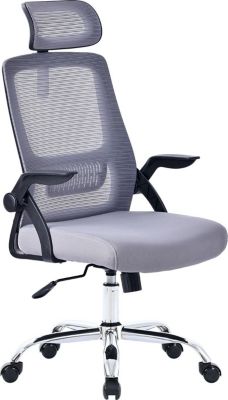 Fauteuil AMS-OFFICE OFFICE-LIGHT-BLACK coloris gris