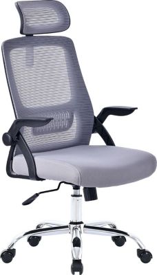Fauteuil AMS-OFFICE OFFICE-LIGHT-BLACK coloris gris Fauteuil AMS-OFFICE OFFICE-LIGHT-BLACK coloris gris