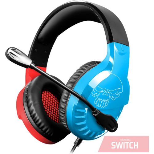 Casque rétractable avec fil - Ecouteur casque audio Couleur - Bleu