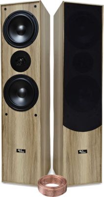 Pack enceinte Home Cinéma EVIDENCE ACOUSTICS EA700-WOOD 3 voies Bass Reflex 2x500W