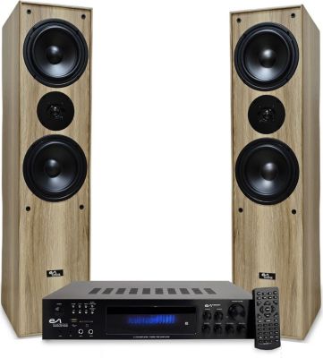 Pack enceinte Home Cinéma EVIDENCE ACOUSTICS Pack Colonnes 3 voies Ampli Bluetooth Ch